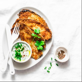 Milanesa de berenjena