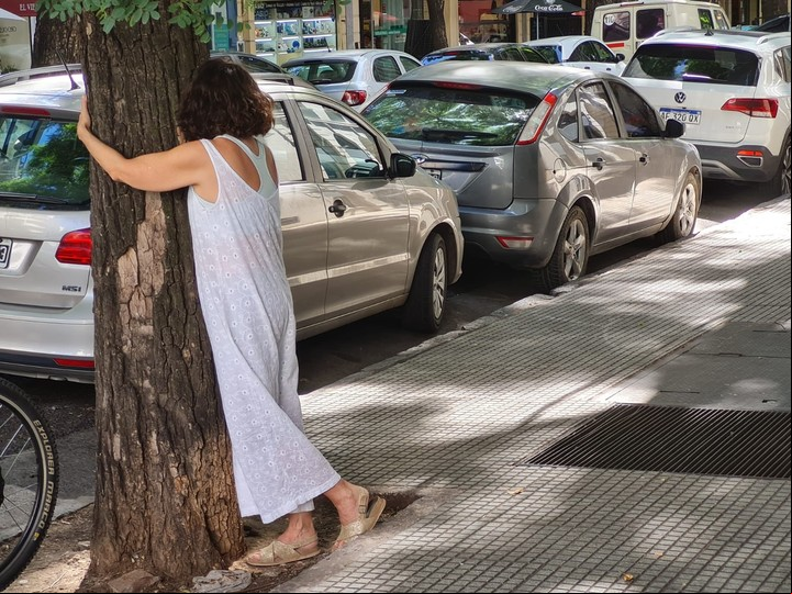 "Van a pensar que estoy loca y... bueno, un poco puede que tengan razón", dice Helena, abrazadora de árboles.