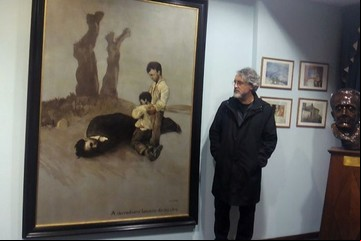 Castelao y su cuadro eterno