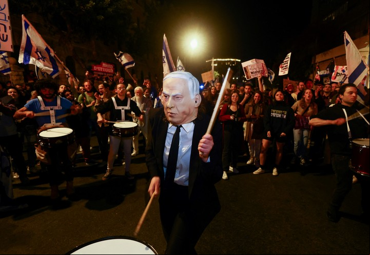 Las protestas en Israel se extendieron por todo el país. REUTERS/Ronen Zvulun