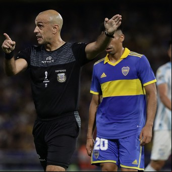 La explicación del árbitro Baliño sobre por qué no sancionó penal para Boca en el final de la derrota ante Instituto