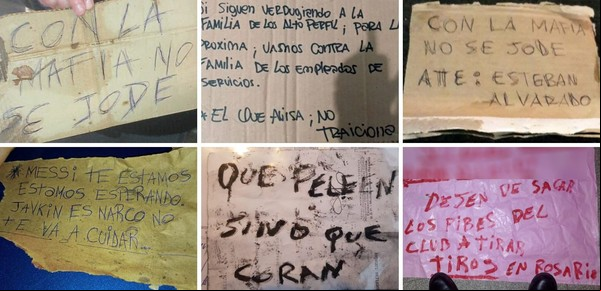 Los mensajes de los narcos: cómo son y qué dicen los carteles que imponen el terror en Rosario
