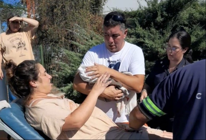 Una mujer dio a luz en pleno Camino del Buen Ayre.