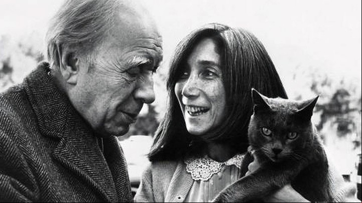 Jorge Luis Borges (1899-1986) y María Kodama (1937-2023).