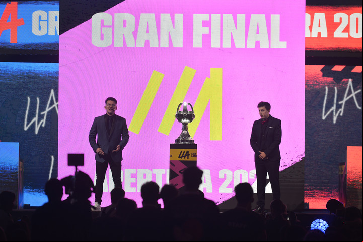 La final de la Liga Latinoamérica (LLA) de League of Legends animó la primera presentación de Gamergy Argentina en Tecnópolis. (Foto: Federico Imas)