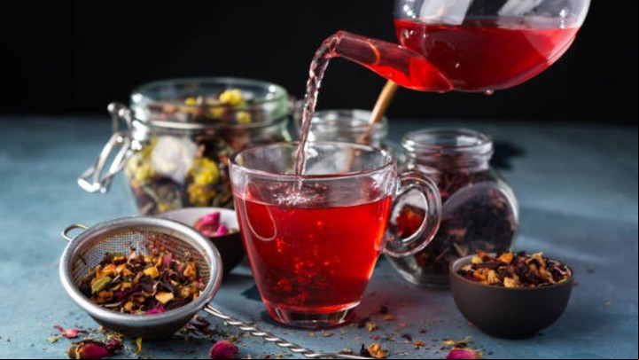 El té en hebras de rosas tiene propiedades antioxidantes Foto Shutterstock.