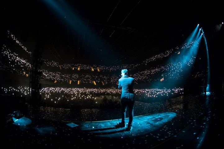 Una toma general de Dillom en Movistar Arena. Foto gentileza irishsuarez