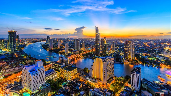 Gran vista de Bangkok, Tailandia. Foto Shutterstock.