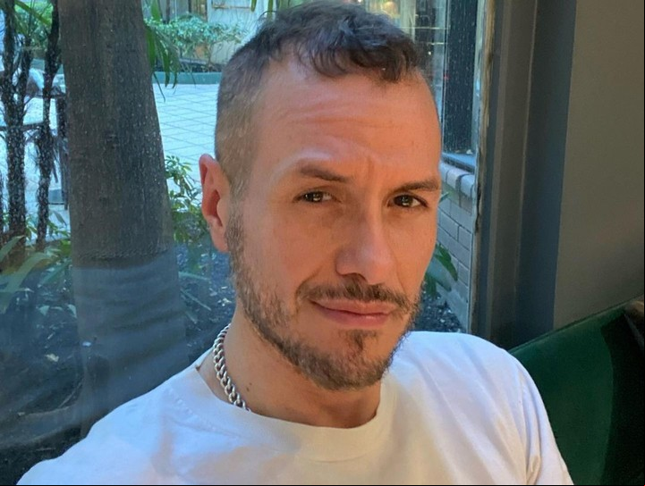 Martín Ortega, el hijo mayor de Palito Ortega y Evangelina Salazar. Instagram.