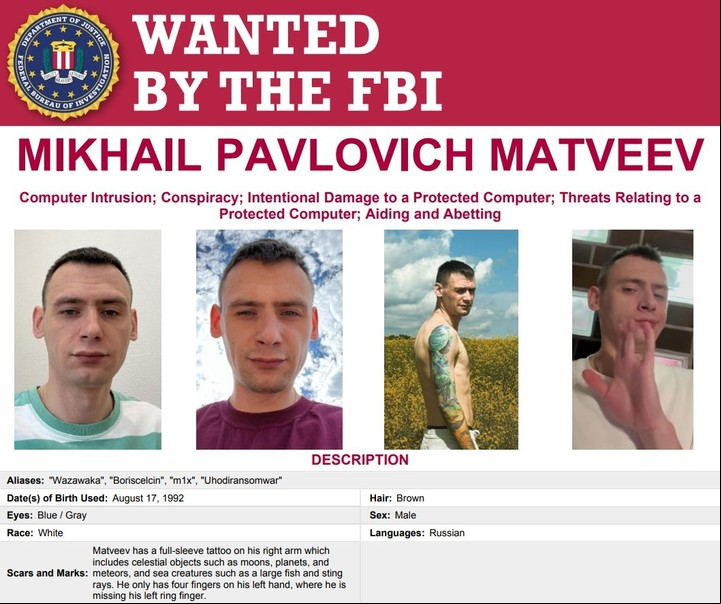 "Boris", buscado por el FBI. Foto FBI