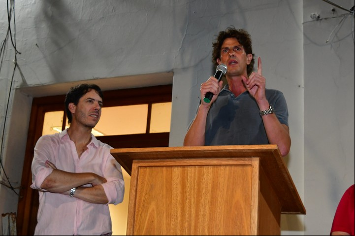 Martín Lousteau durante un acto. Foto: Marcelo Carroll