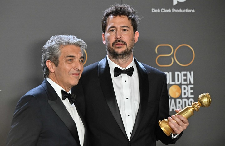 Ricardo Darín y Santiago Mitre. (Foto: Frederic J. Brown / AFP)