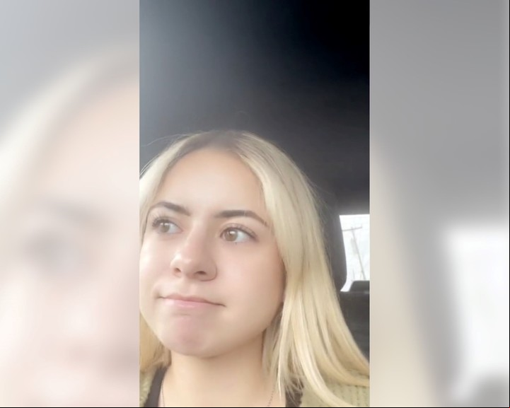 Tristeza. Kayli lloró durante cinco minutos por el episodio. Foto: captura/@itsnotkales.