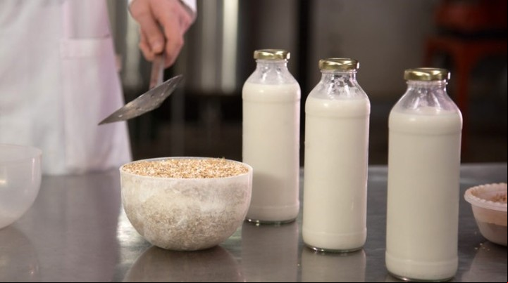 La leche de quinoa.