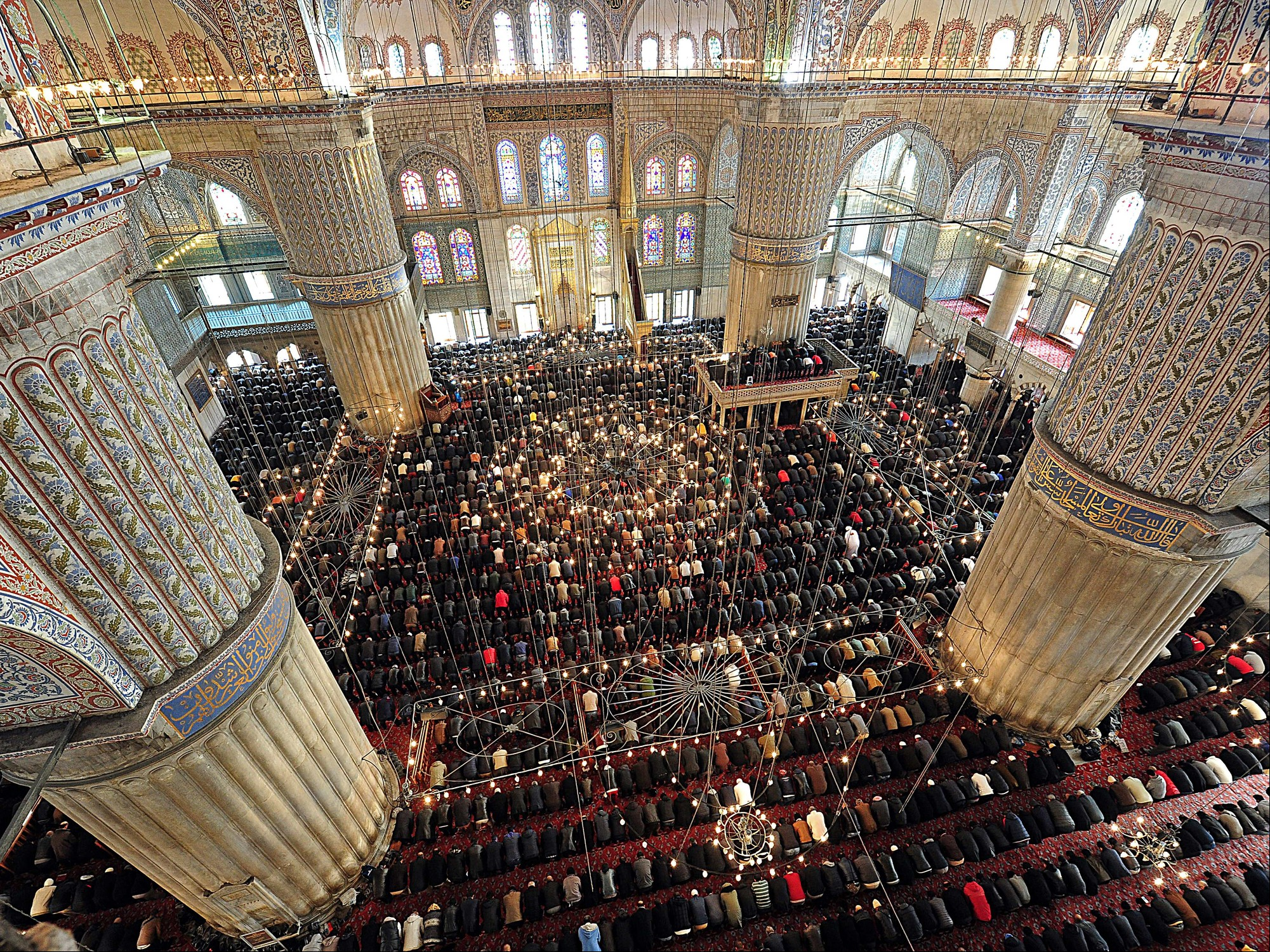 La Mezquita Azul, uno de los puntos infaltables de Estambul, una ciudad con historia milenaria. Foto: Clarín.
