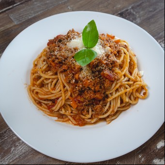 Spaghetti con salsa bolognesa