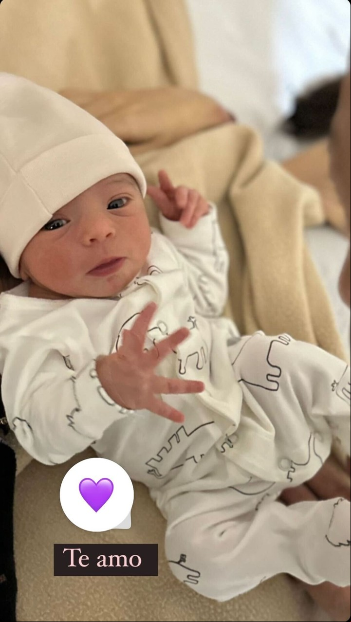Nació India, la hija de la China Ansa y Diego Mendoza. Foto:Instagram