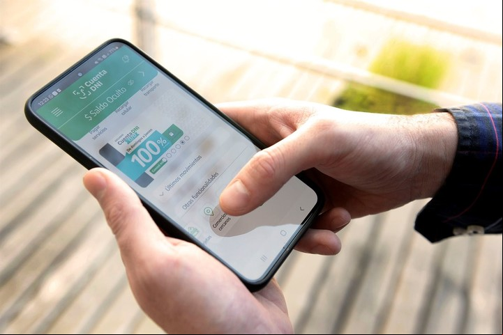 Cuenta DNI, la app que ahora reintegra hasta $2.000 del gasto en recargas del mes. Foto: Bapro.