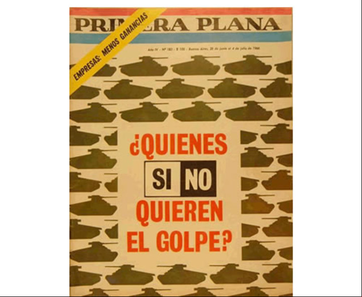 Jaque Mate a Illia. Tapa de la revista Primera Plana.
