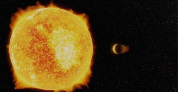 La temperatura de su cara iluminada se eleva hasta los 2.000 grados
