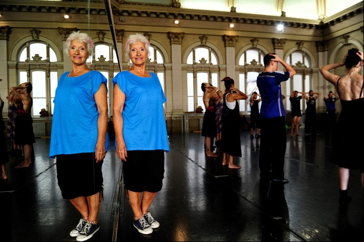 Silvia Zerbini en el ensayo.
Foto: Juano Tesone