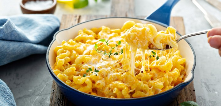 Mac and cheese. Foto. Shutterstock