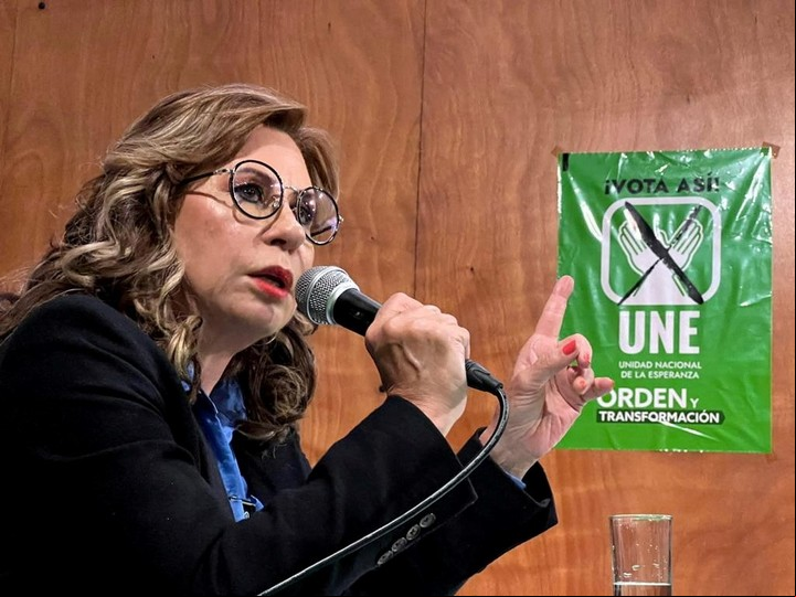Sandra Torres, ex primera dama y candidata a presidenta. Foto Reuters