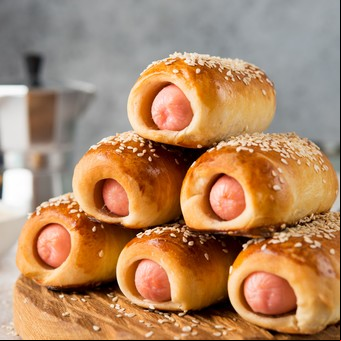 Salchichas envueltas