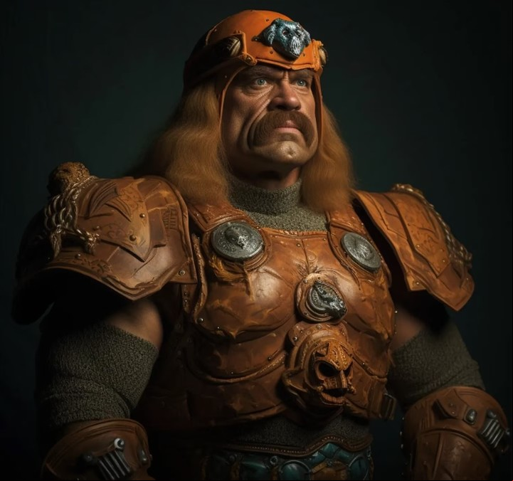 Man-at-Arms. Imagen: Midjourney.
