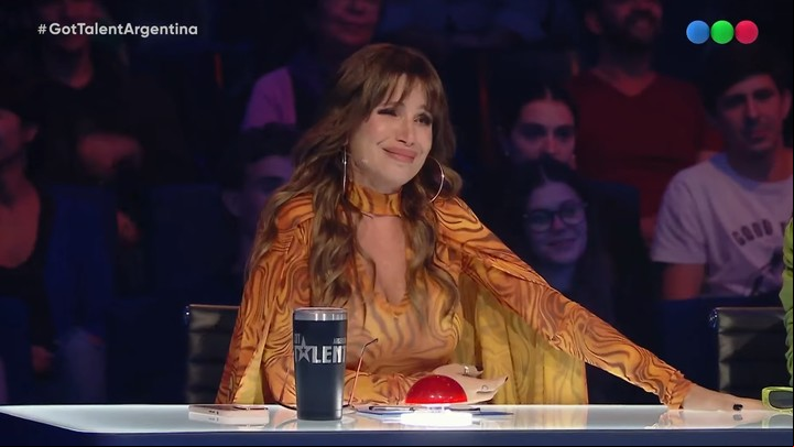 Florencia Peña usó el "Botón dorado" en "Got Talent". Foto: Captura TV