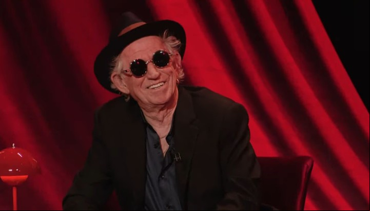 Keith Richards en el lanzamiento de "Angry", el nuevo tema de los Rolling Stones.