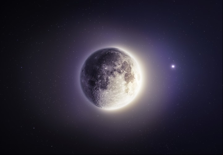 Después de la Luna nueva en Virgo del 14, habrá una superluna el 28. Foto: ilustración Shutterstock.