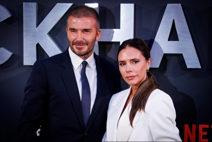 David y Victoria Beckham, hoy. Foto: EFE