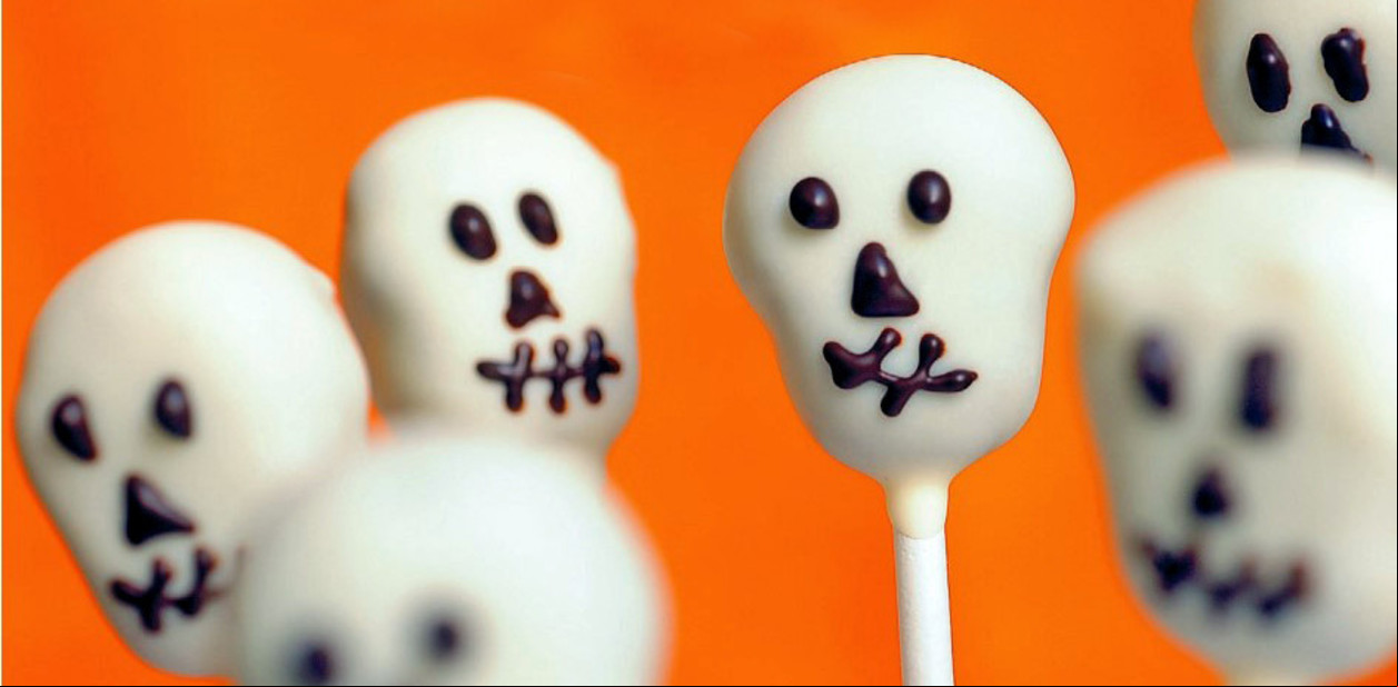 Receta de Cake pops calaveras