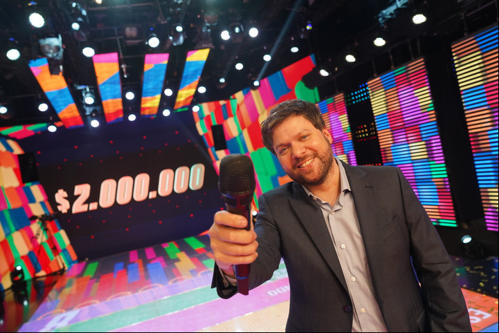 "Los ocho escalones". El programa de Guido Kaczka fue lo más visto de eltrece. Foto: Lucía Merle