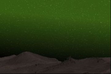 Por primera vez detectan un espeluznante resplandor verde en el cielo nocturno de Marte