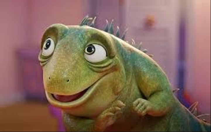 Leo, el pequeño viejo lagarto de la escuela primaria, con la voz de Adam Sandler. Foto Netflix