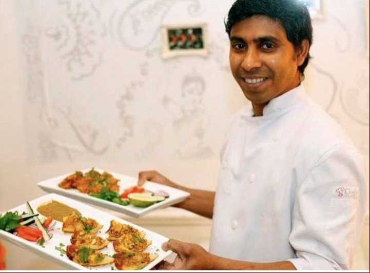 Rabindra Nath Jana, chef nativo de Calcuta, India.