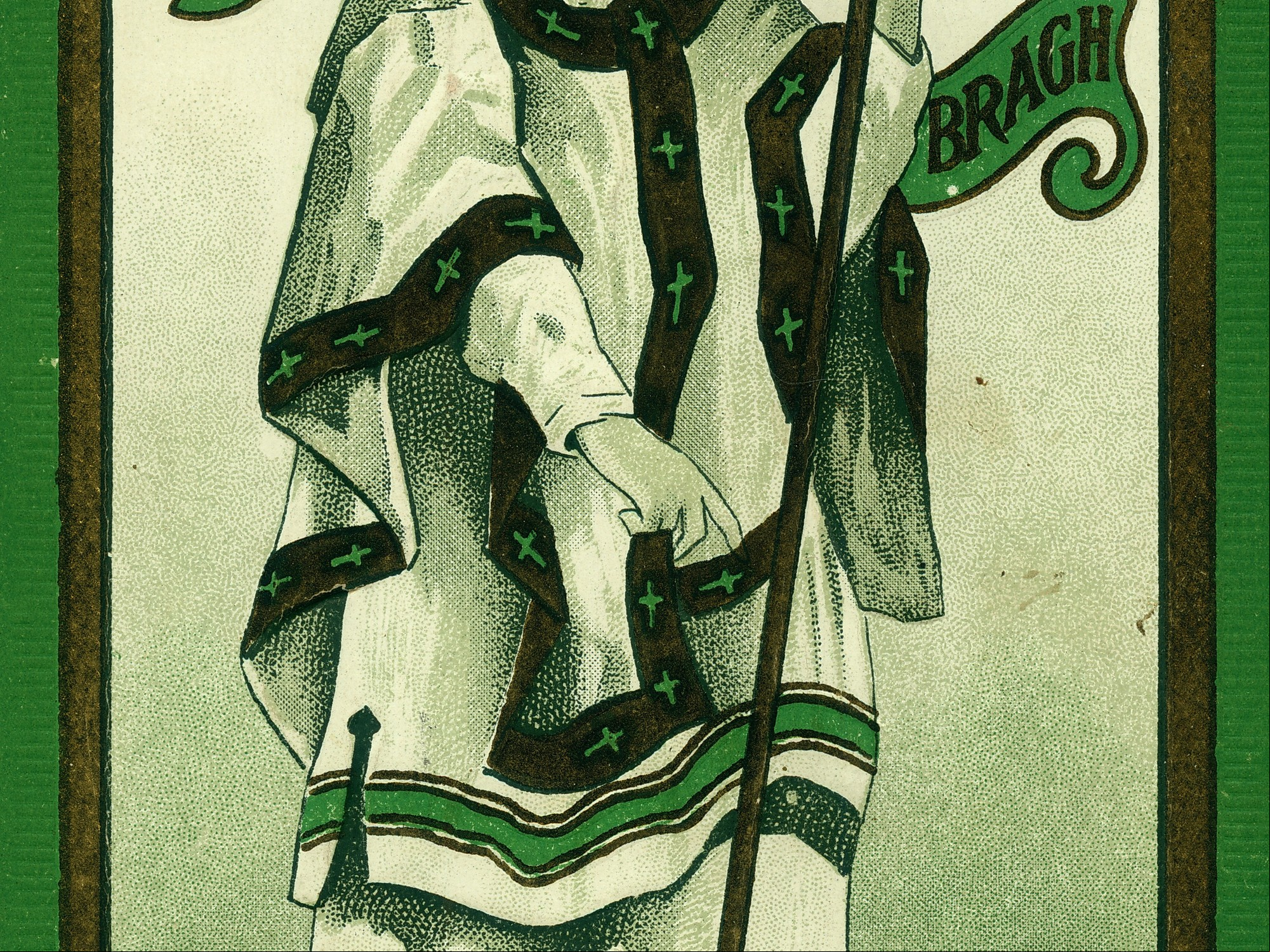San Patricio. El patrono de Irlanda utilizó un trébol para representar a la Santísima Trinidad.