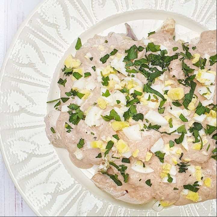Vitel toné de pollo. Foto: Instagram
