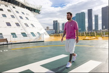 Dos íconos se unen: la relación entre Messi y el crucero más grande del mundo