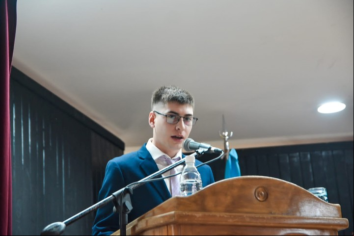 Con 24 años y afiliado al Partido Justicialista, Luka Emmanuel Jones es intendente de 28 de Julio, en Chubut.