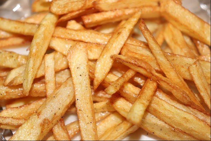 ¿Papas fritas? "De vez en cuando y que sean caseras", dice Narda.