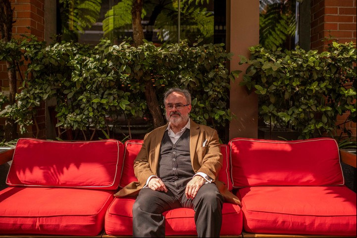 Warren Orbaugh, profesor de arquitectura en Ciudad de Guatemala, apoya la ampliación de Cayalá. Foto de Daniele Volpe.
