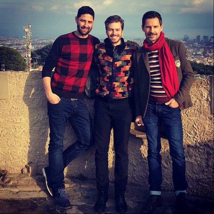 Edson y Emerson estuvieron juntos una década y luego se sumó Sebastián. Foto: gentileza.