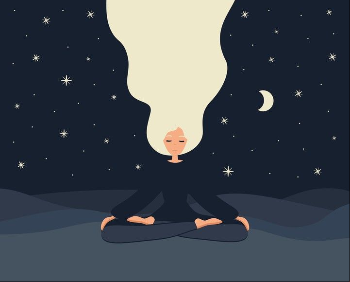 Para Sabatini, la Luna en cuarto menguante "nos invita a destruir lo viejo". Foto: ilustración Shutterstock