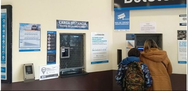 Cierran boleterías y reducen servicios en el Sarmiento y San Martín
