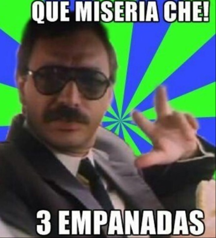 "Tres empanadas", uno de los memes más virales de "Esperando la carroza"