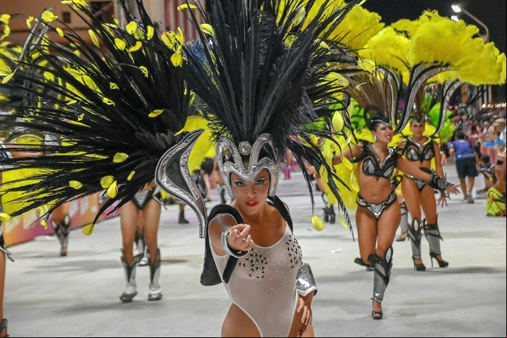 Carnaval de Gualeguaychú, el espectáculo a cielo abierto más grande de Argentina. Foto: Damián Cáceres.