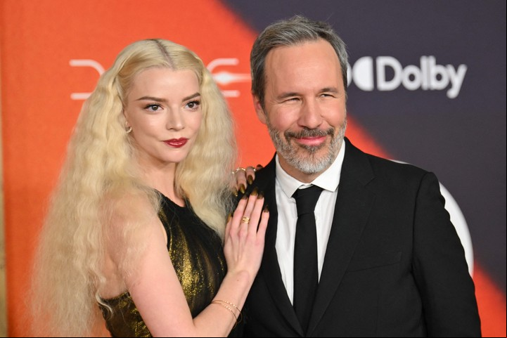 Sopresa. ¿Qué hacía "nuestra" Anya Taylor-Joy en la premiere de "Duna: parte dos", junto a Villeneuve? Sí: tiene un papel, importante, pero su aparición es breve. Foto AFP